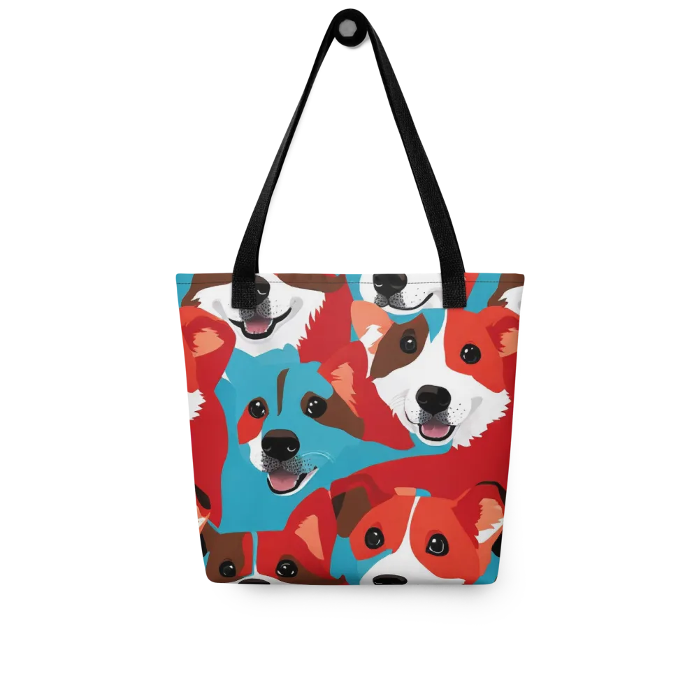 Pawsitive Color on Tote Bag — Front