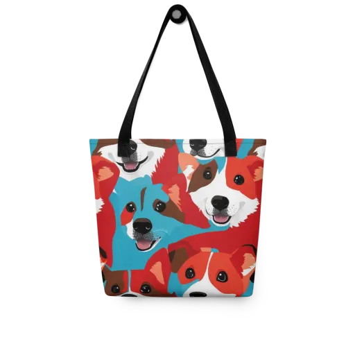 Pawsitive Color on a Tote Bag