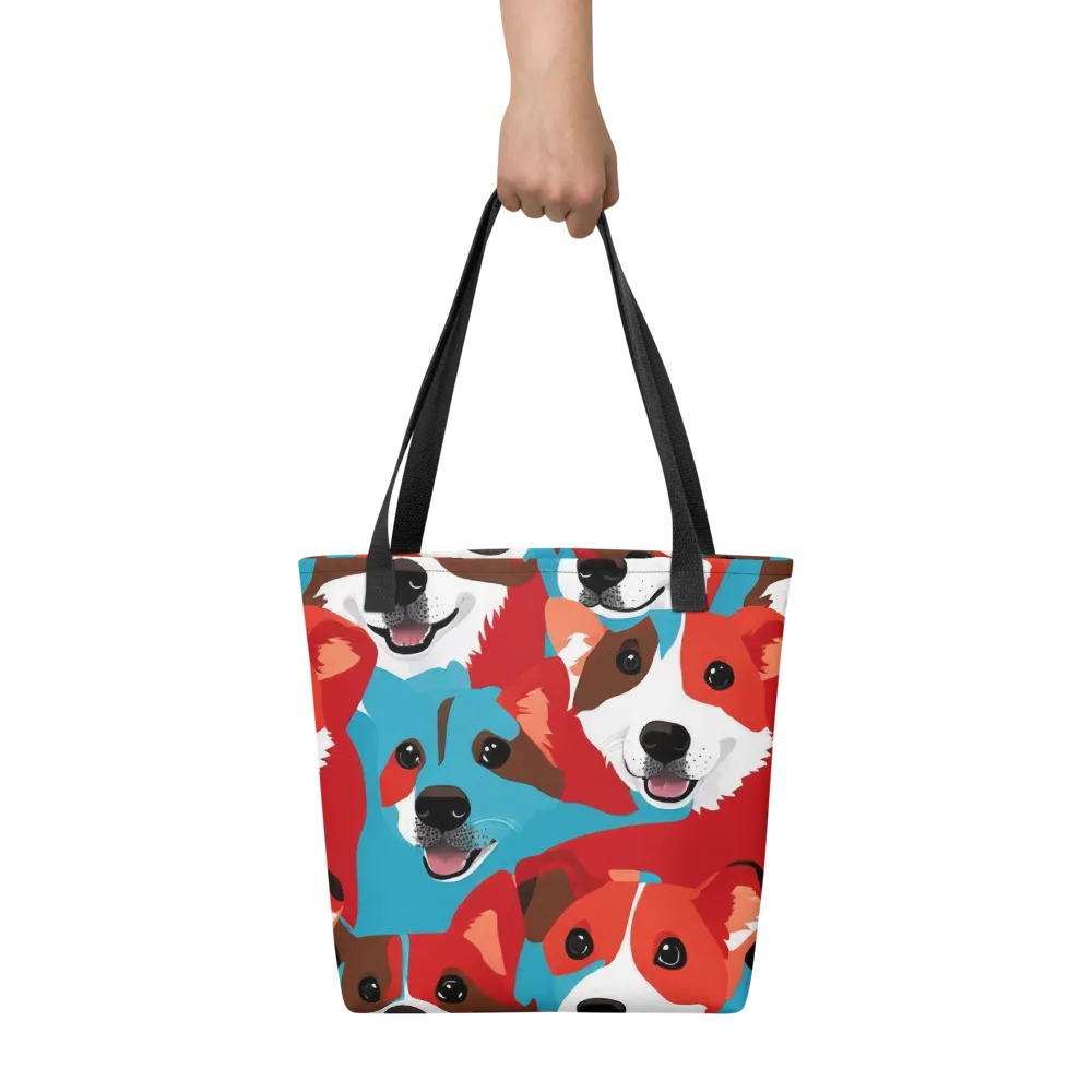 Pawsitive Color on Tote Bag — Front