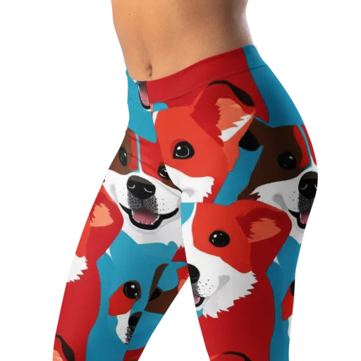 Pawsitive Color on a Leggings