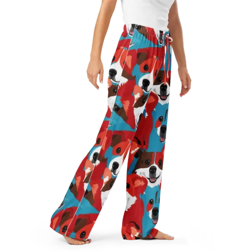 Pawsitive Color on a Women's Pajama Pants