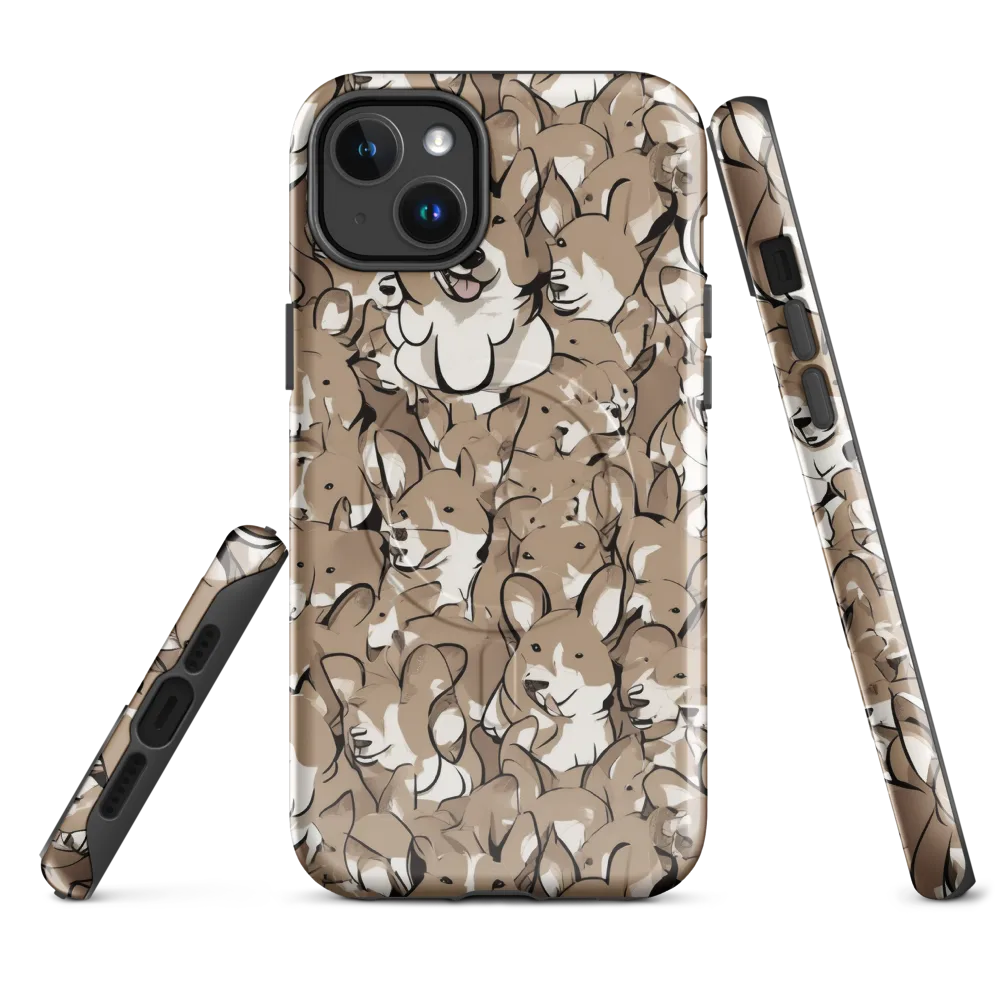 Bowtie Bark on MagSafe Tough Case for iPhone® — Front