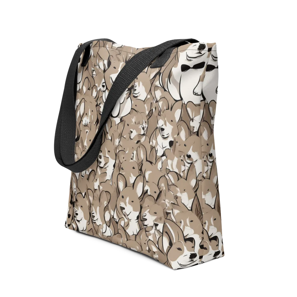 Bowtie Bark on Tote Bag — Front