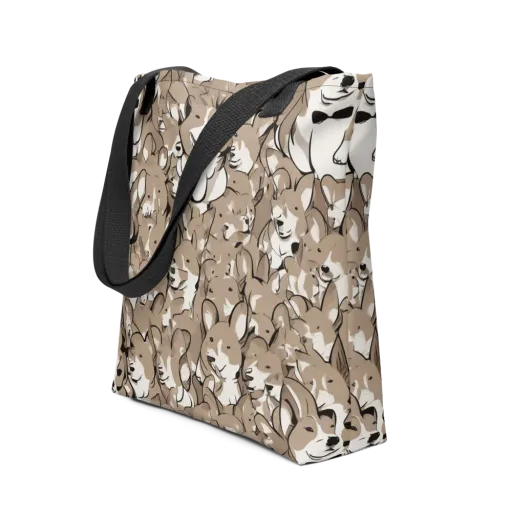 Bowtie Bark on a Tote Bag