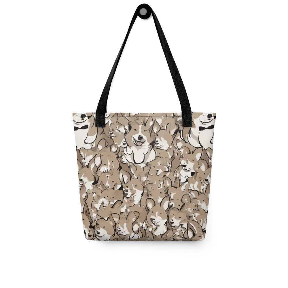 Bowtie Bark on Tote Bag — Front