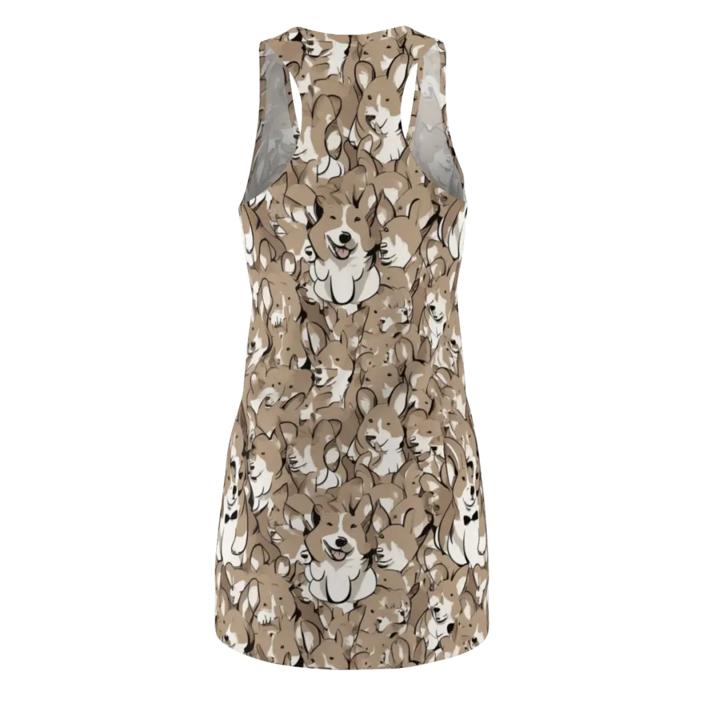 Bowtie Bark on Racerback Dress — Back