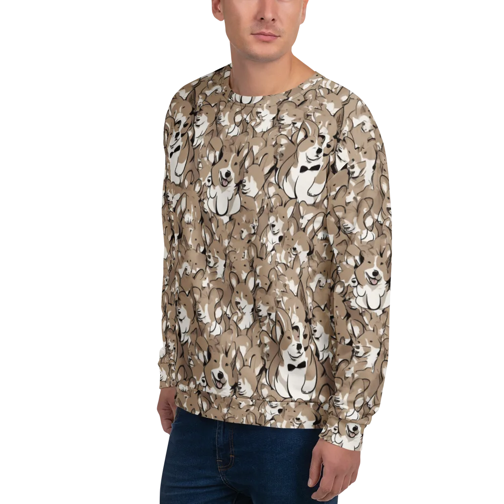 Bowtie Bark on Sweatshirt — Left Front