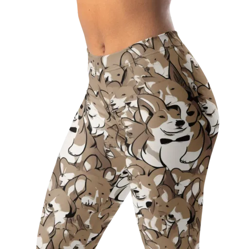 Bowtie Bark on a Leggings