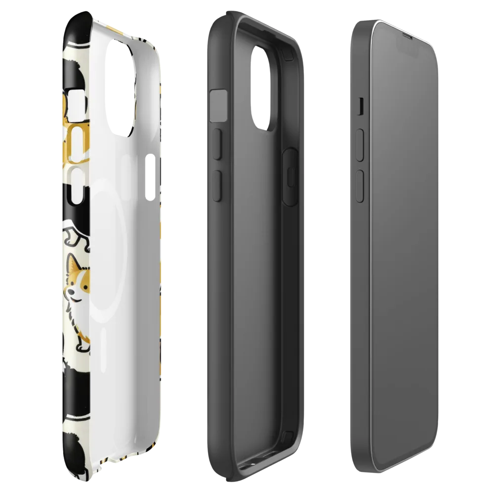 Golden Tails on MagSafe Tough Case for iPhone® — Front