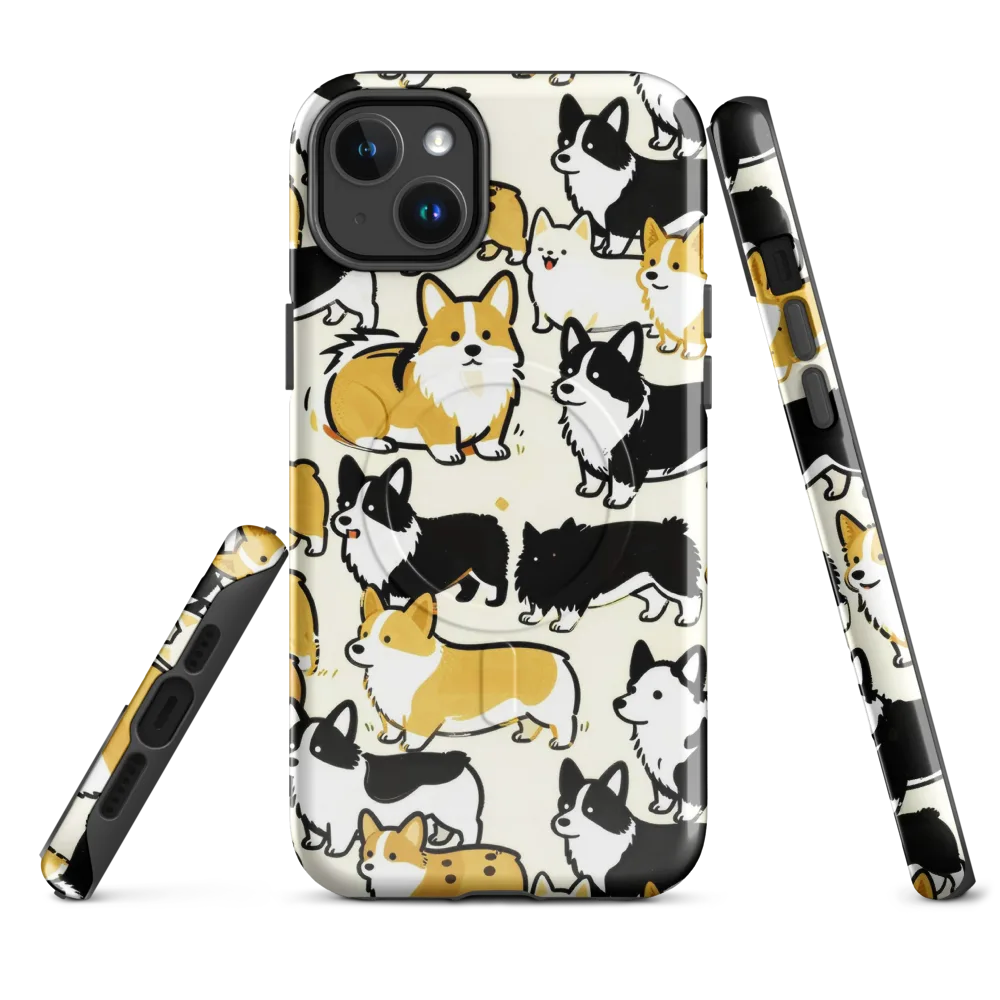 Golden Tails on MagSafe Tough Case for iPhone® — Front