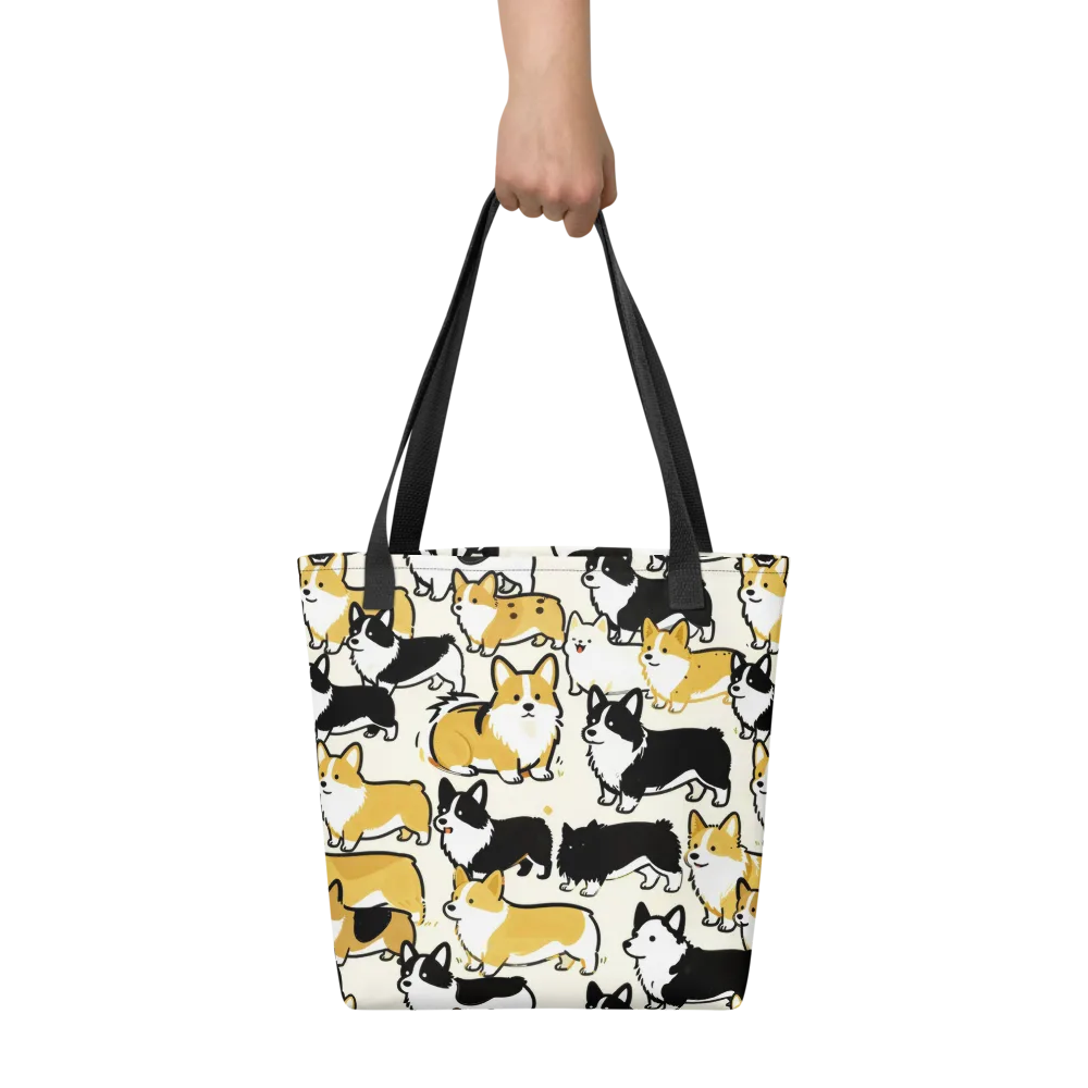 Golden Tails on Tote Bag — Front