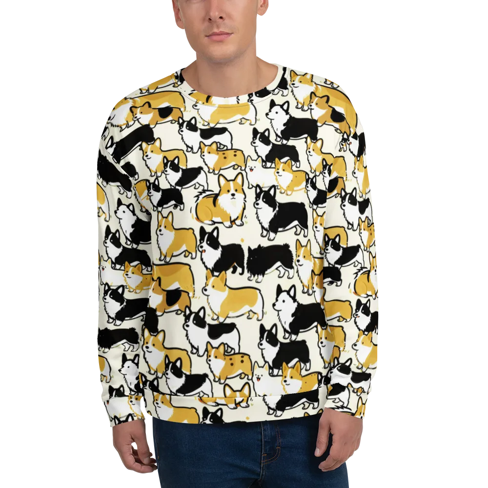 Golden Tails on Sweatshirt — Front