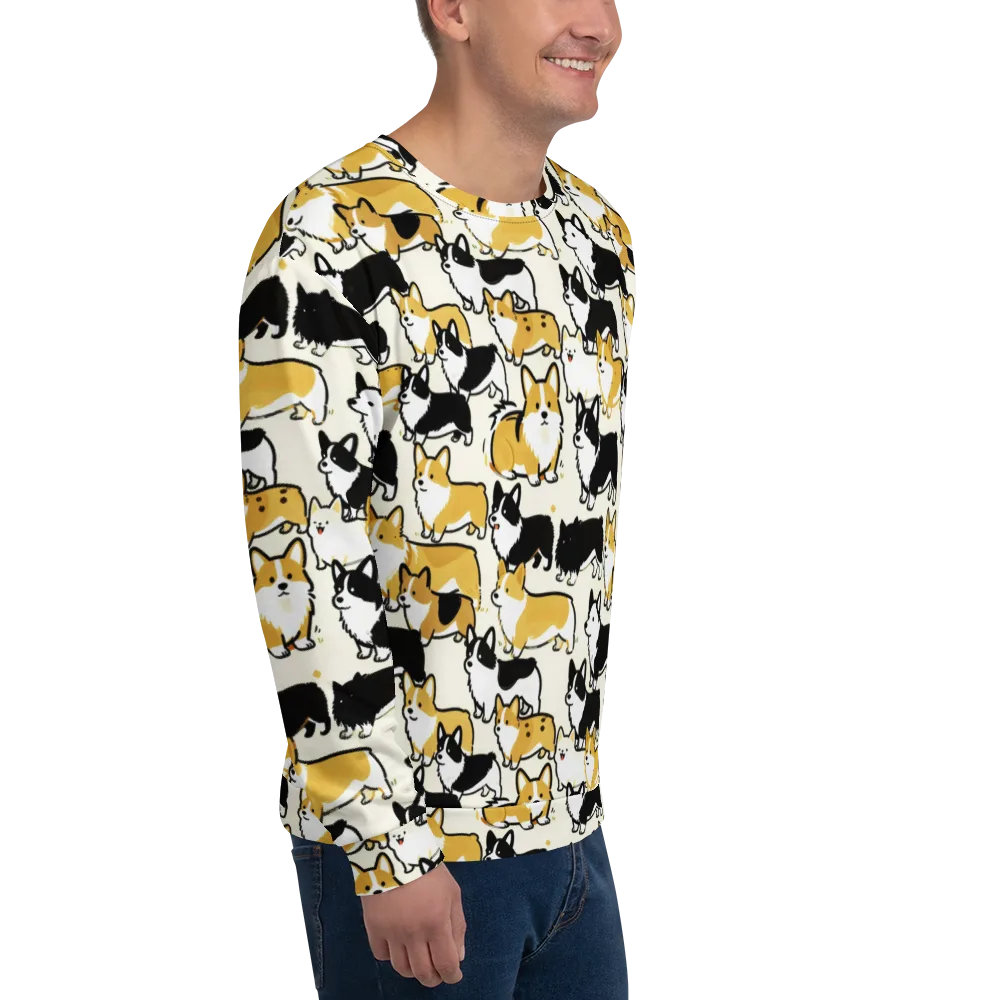 Golden Tails on Sweatshirt — Right Front