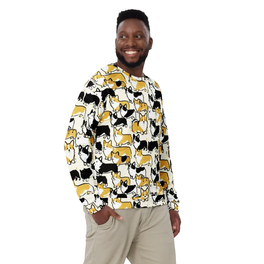 Golden Tails on Sweatshirt — Front