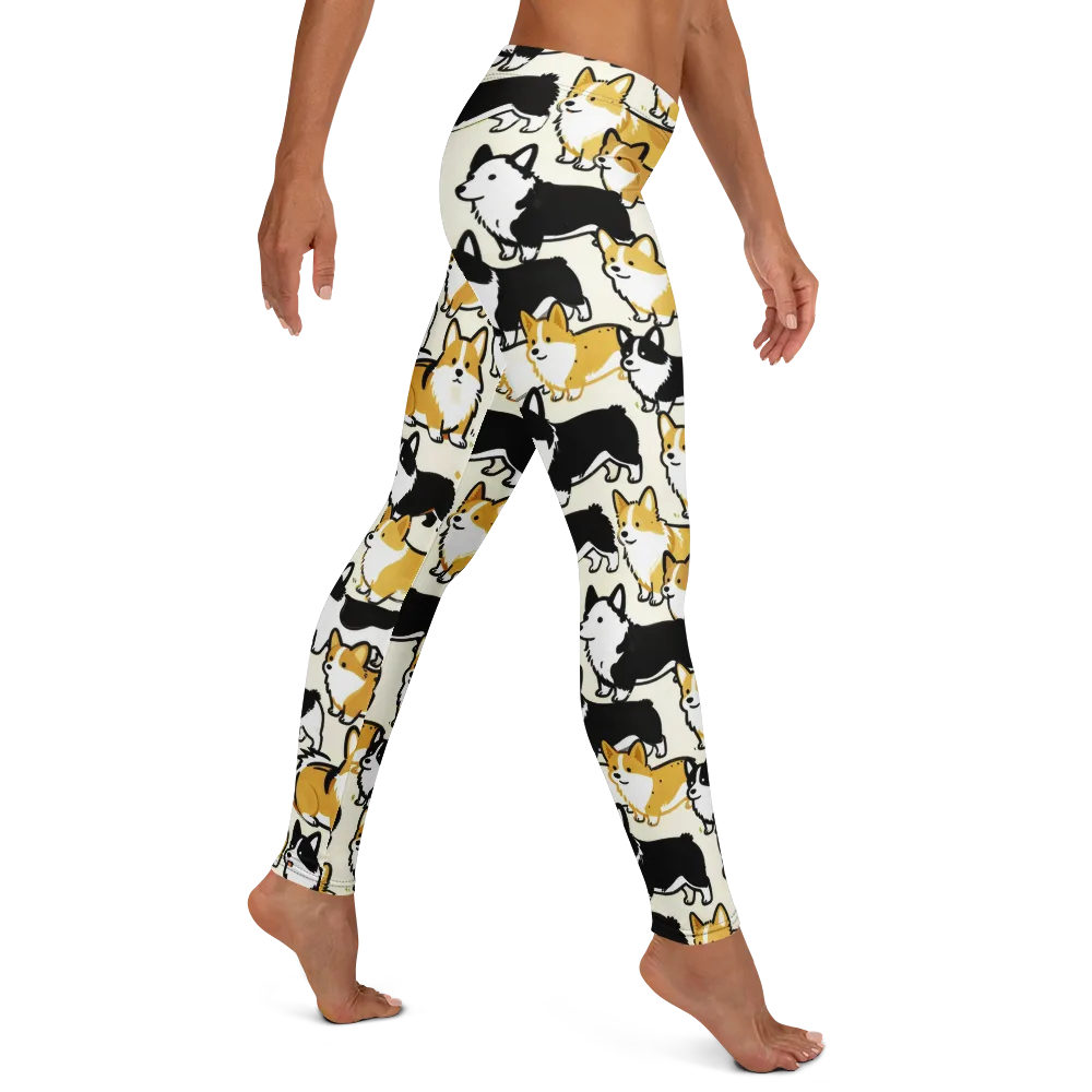 Golden Tails on Leggings — Right
