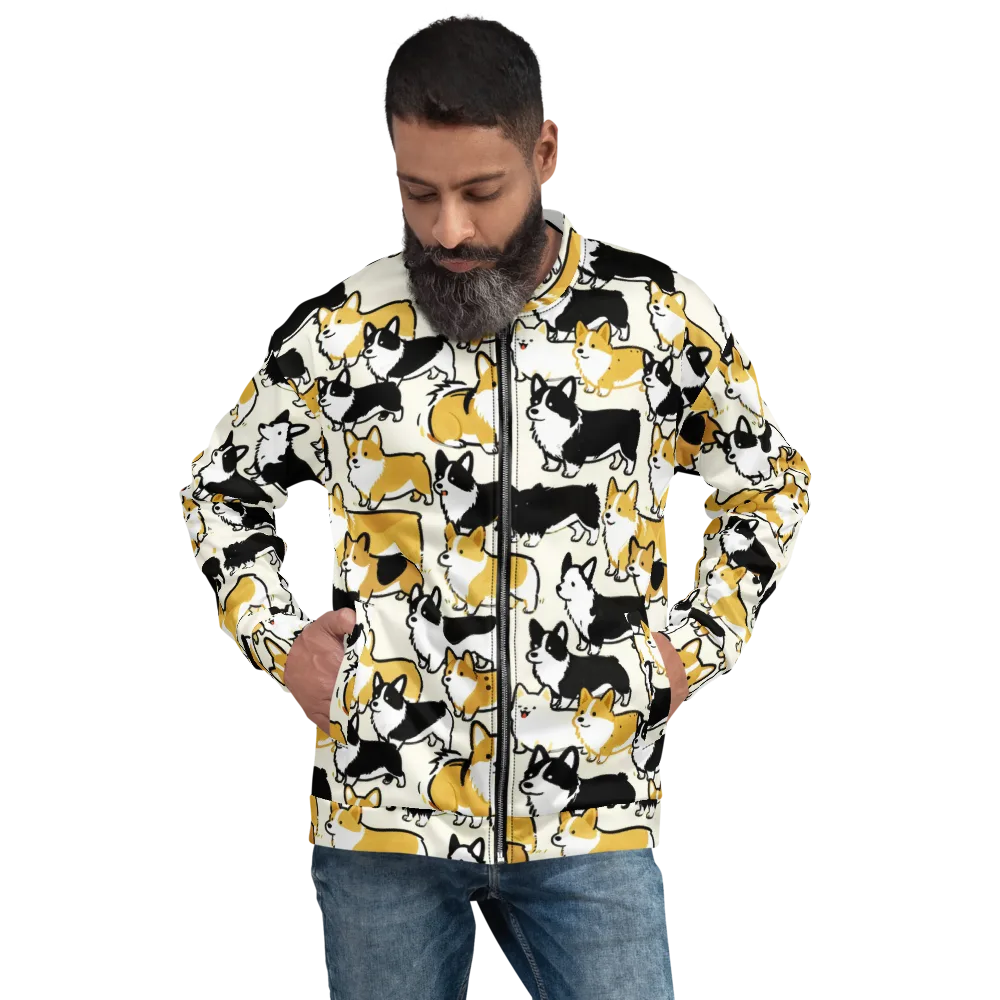 Golden Tails on Bomber Jacket — Front
