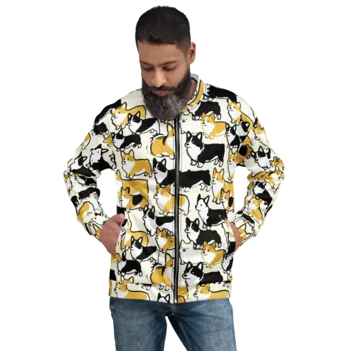 Golden Tails on a Bomber Jacket