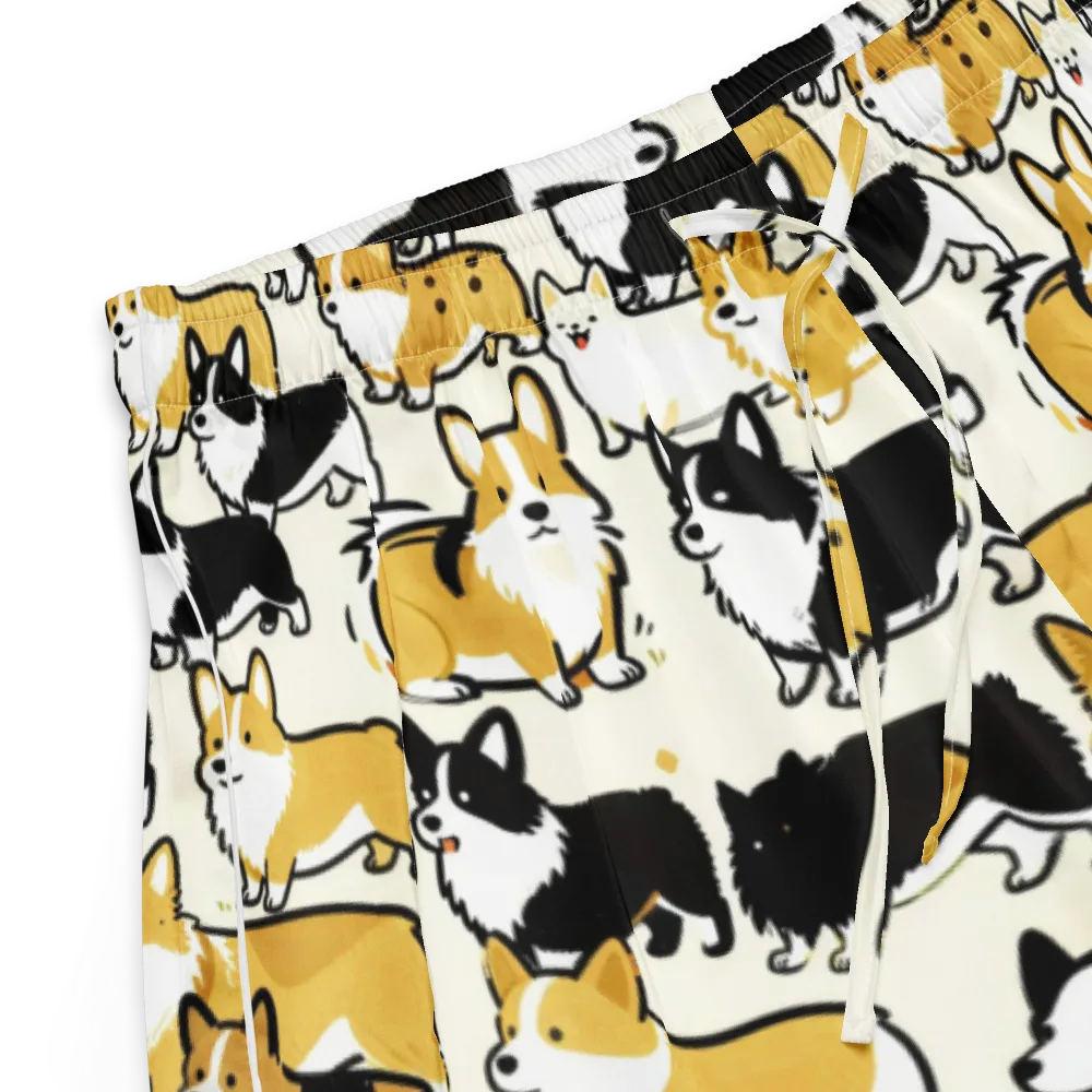 Golden Tails on Women's Pajama Shorts — Product details
