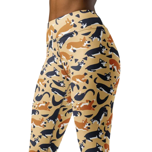 Midnight Herd on a Yoga Leggings