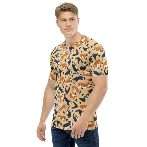 Midnight Herd on a Men's Crew Neck T-Shirt