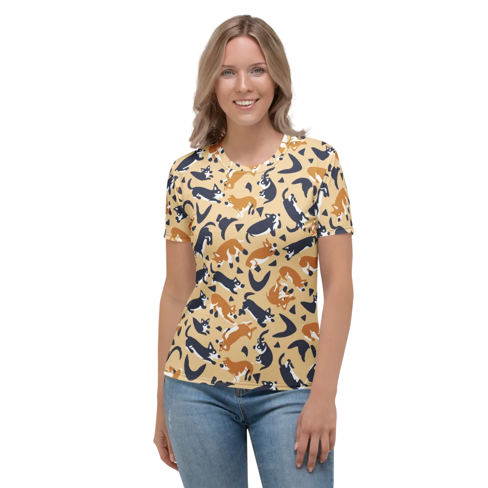Midnight Herd on Women's Crew Neck T-Shirt — Front