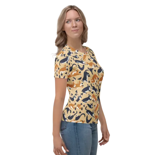 Midnight Herd on a Women's Crew Neck T-Shirt
