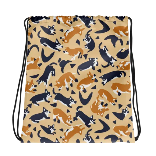 Midnight Herd on a Drawstring Bag