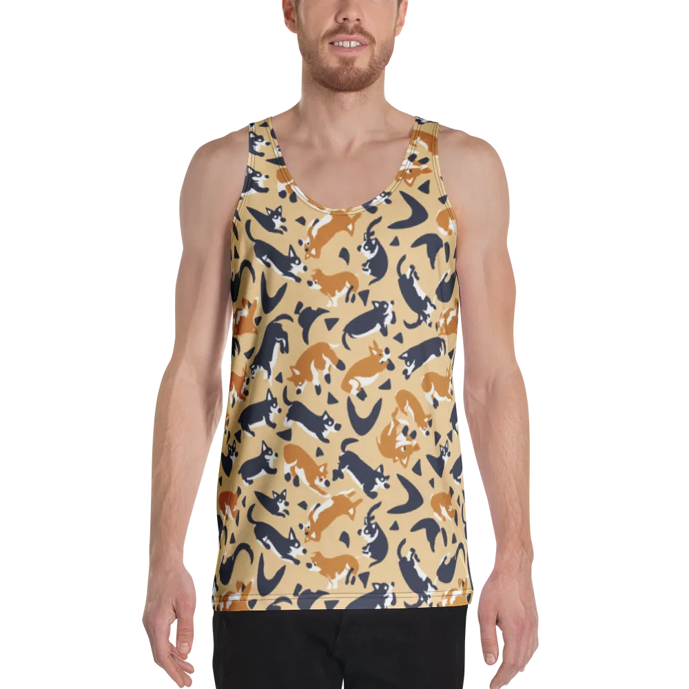 Midnight Herd on Men's Tank Top — Front