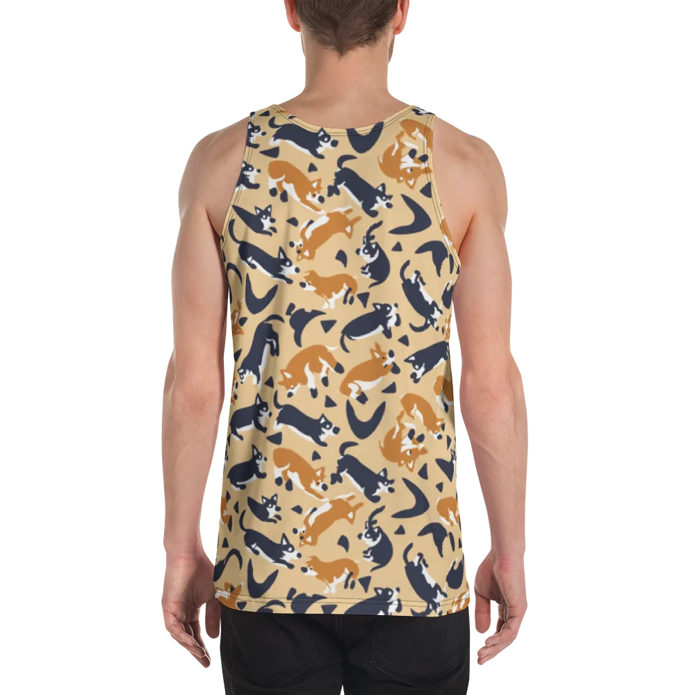 Midnight Herd on Men's Tank Top — Back