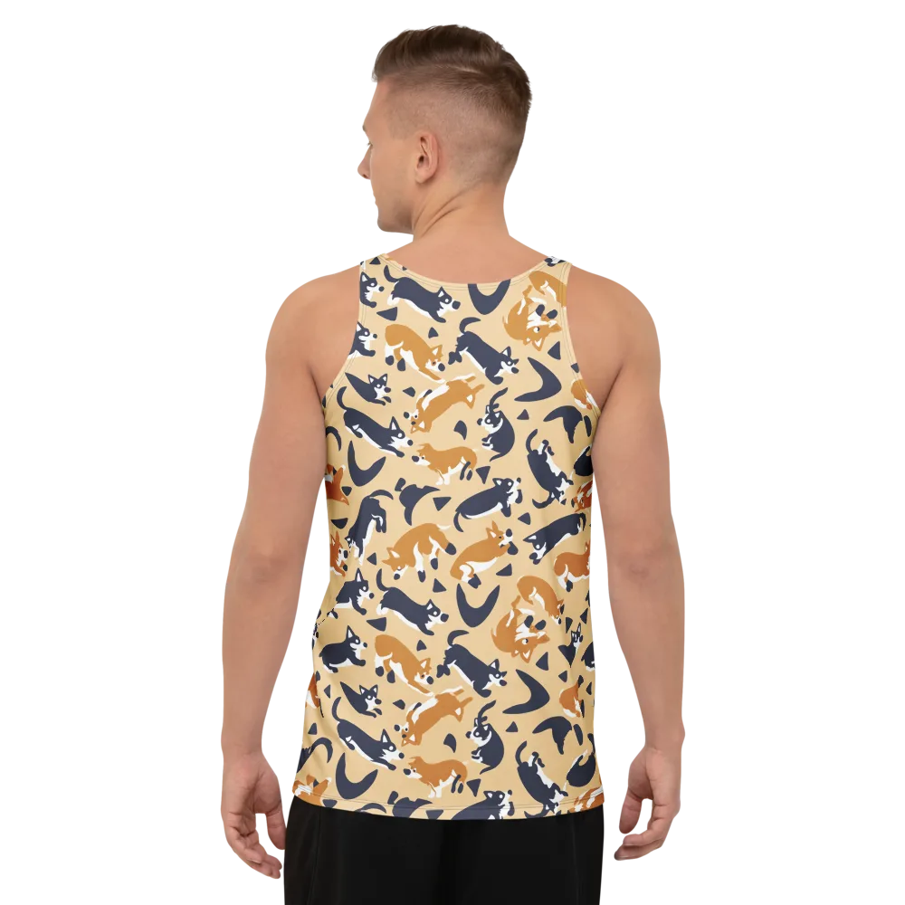 Midnight Herd on Men's Tank Top — Back