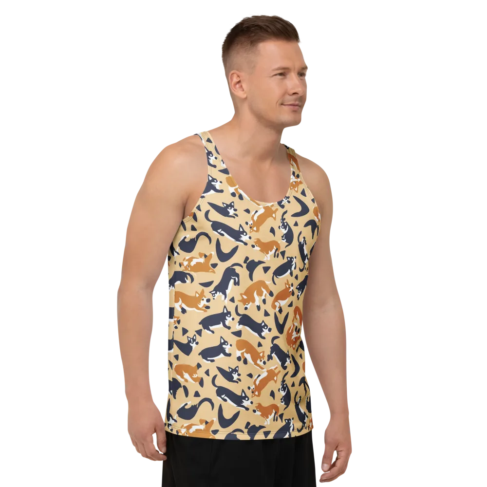 Midnight Herd on Men's Tank Top — Right Front