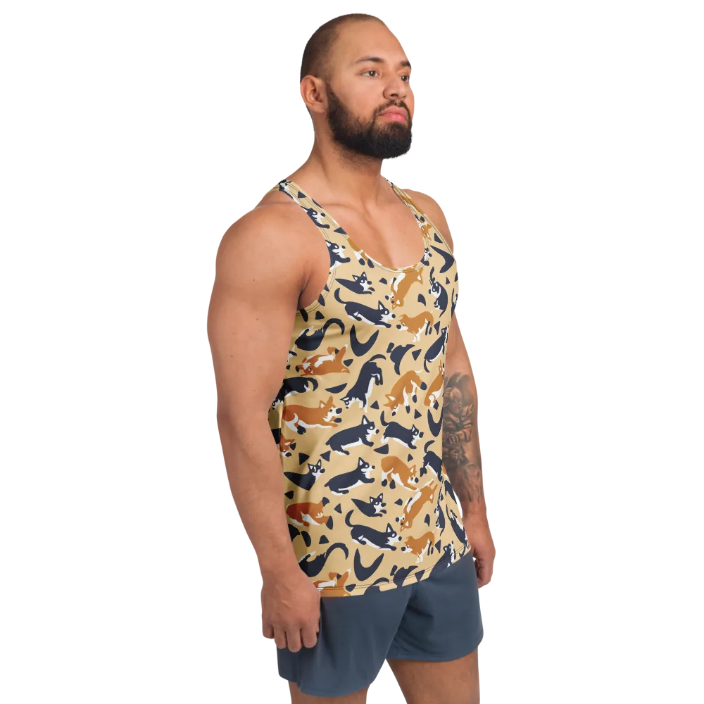 Midnight Herd on Men's Tank Top — Right Front