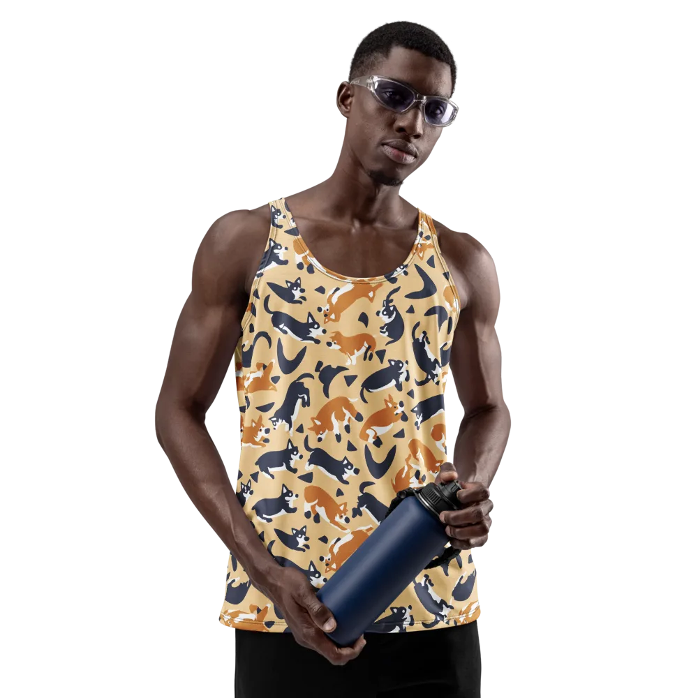 Midnight Herd on Men's Tank Top — Front