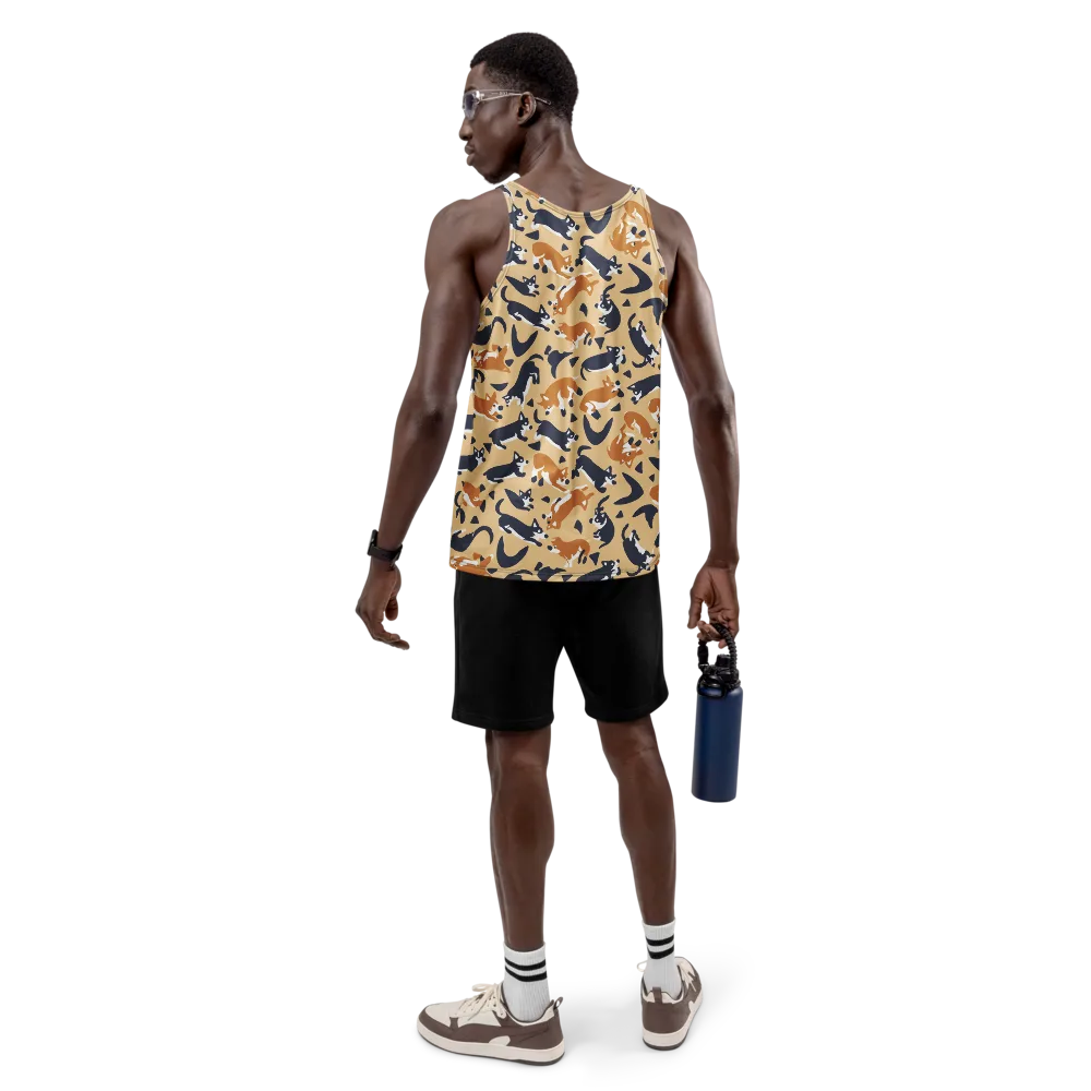 Midnight Herd on Men's Tank Top — Back