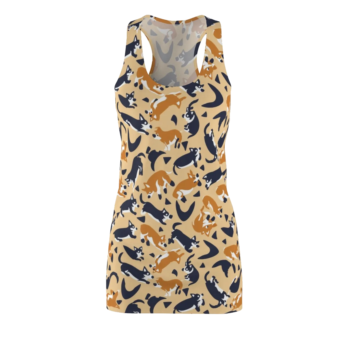 Midnight Herd on Racerback Dress — Front