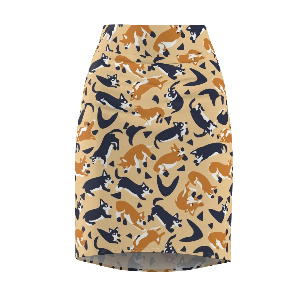 Midnight Herd on Pencil Skirt — Front