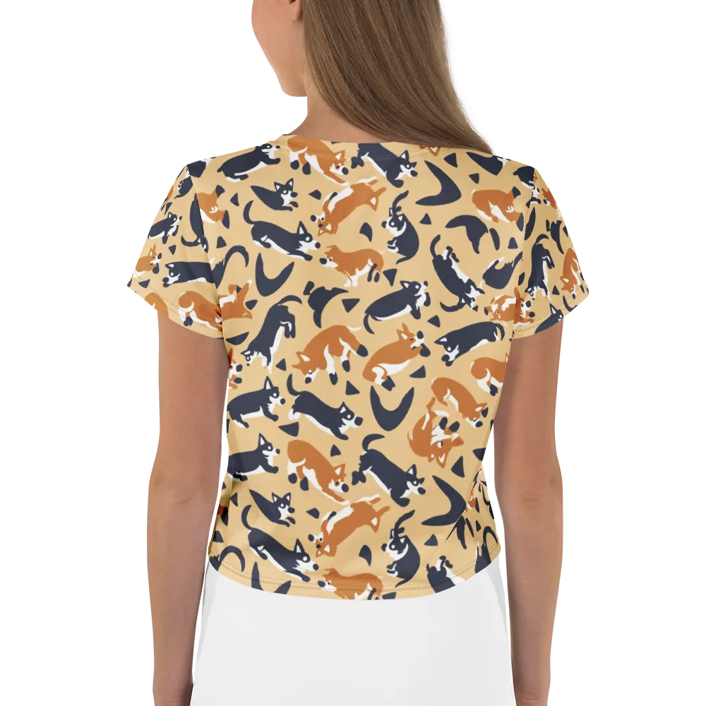 Midnight Herd on Crop Tee — Back