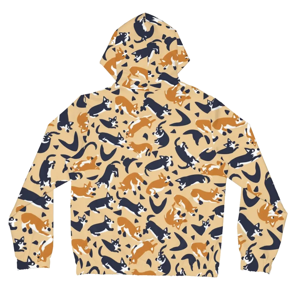 Midnight Herd on Women's Full-Zip Hoodie — Back