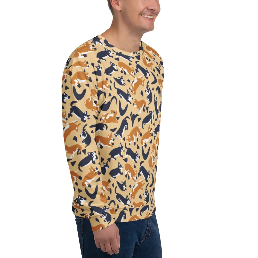 Midnight Herd on Sweatshirt — Right Front