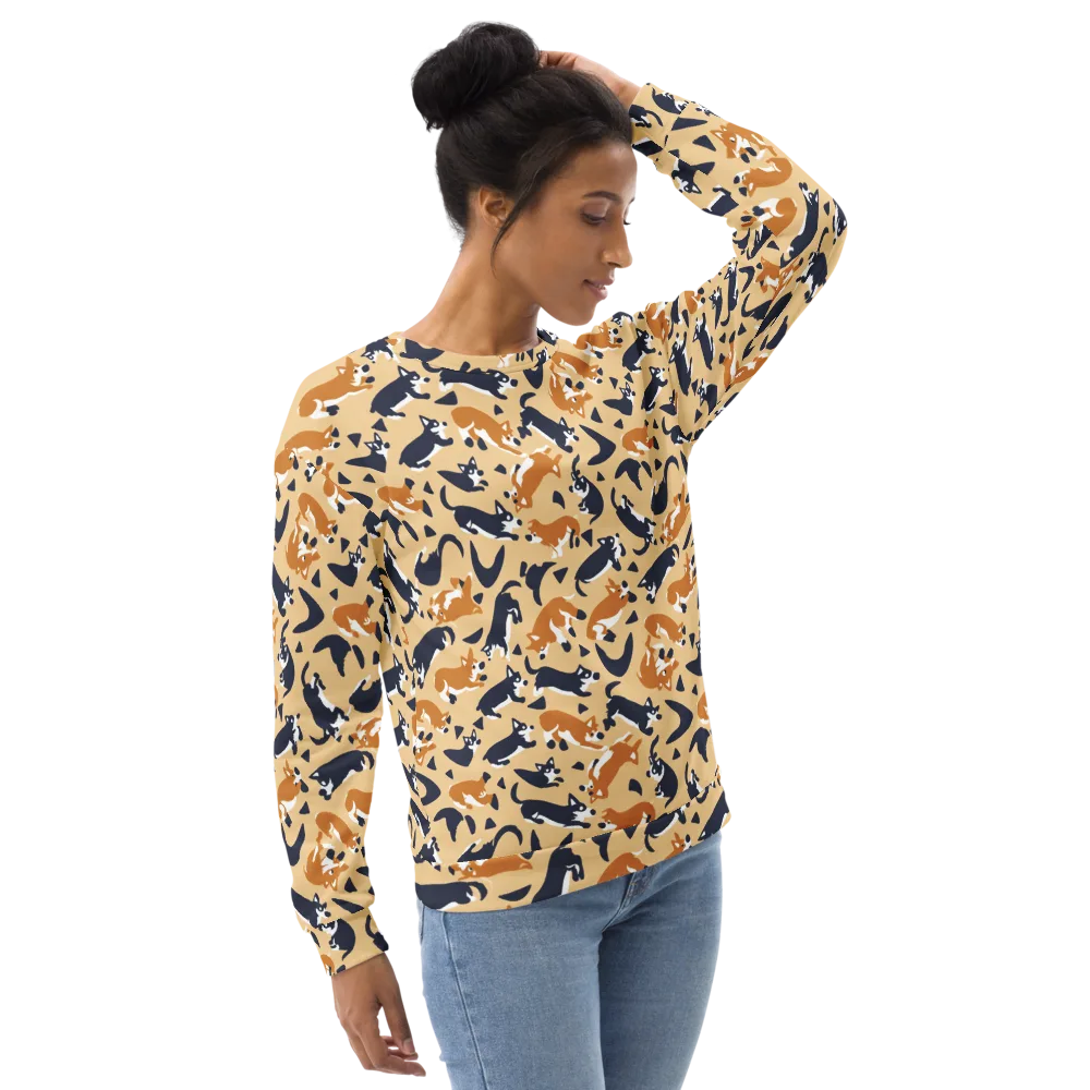 Midnight Herd on Sweatshirt — Right Front