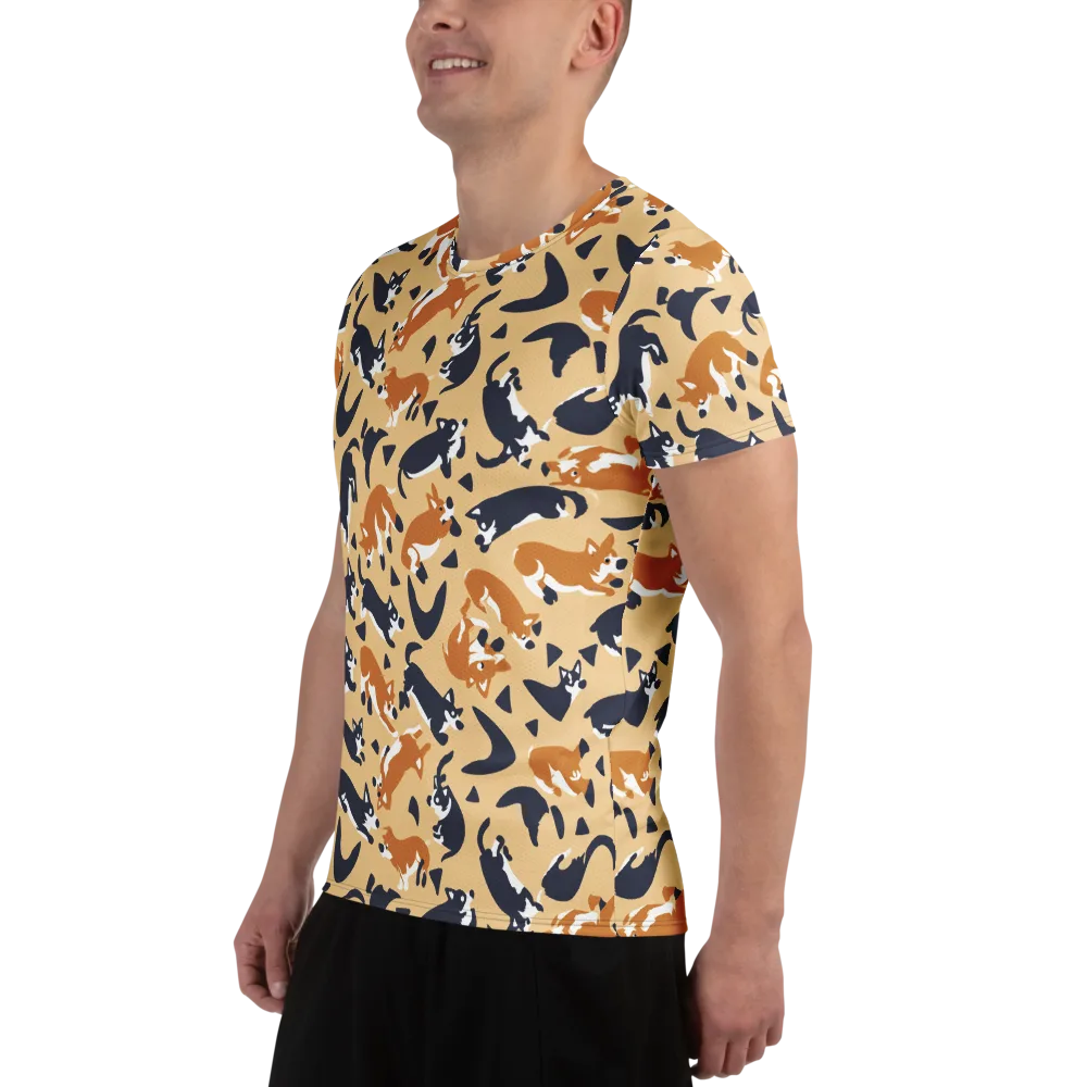 Midnight Herd on Men's Athletic T-Shirt — Left