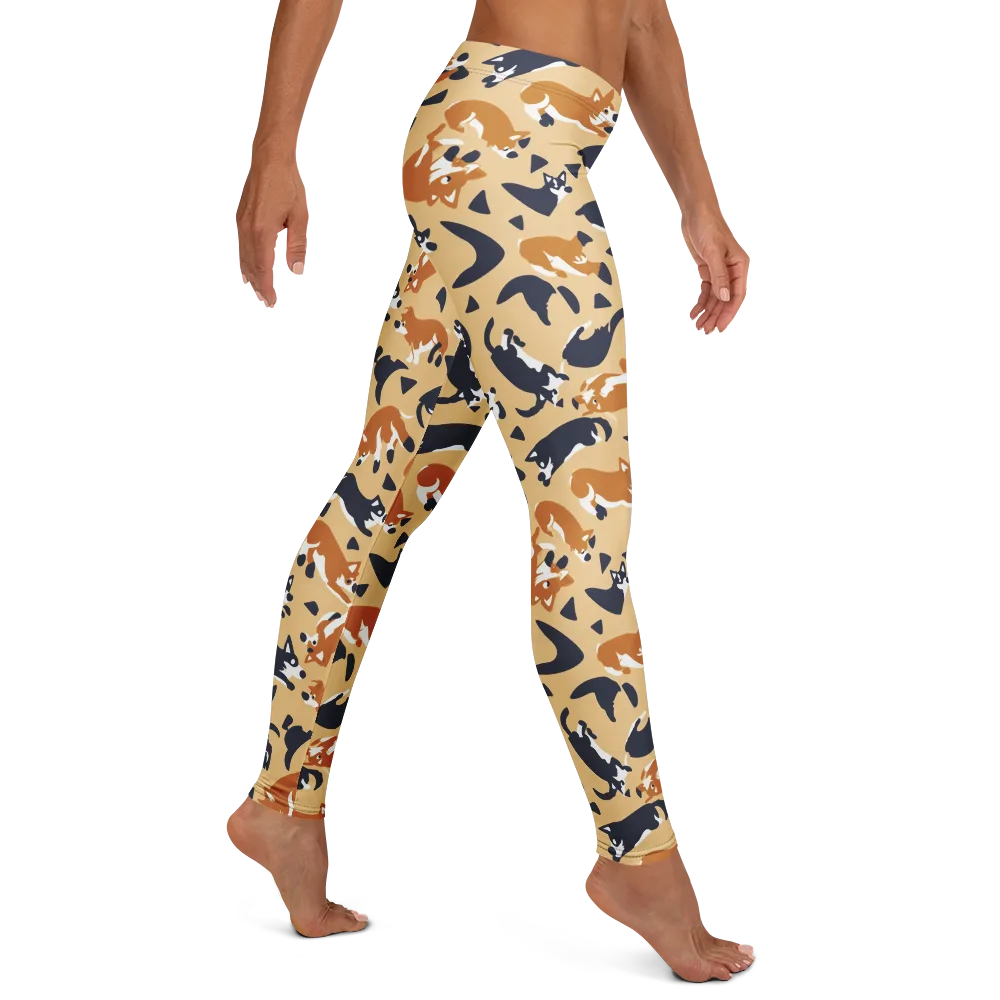 Midnight Herd on Leggings — Right
