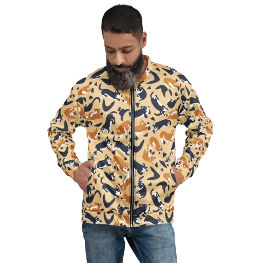 Midnight Herd on a Bomber Jacket
