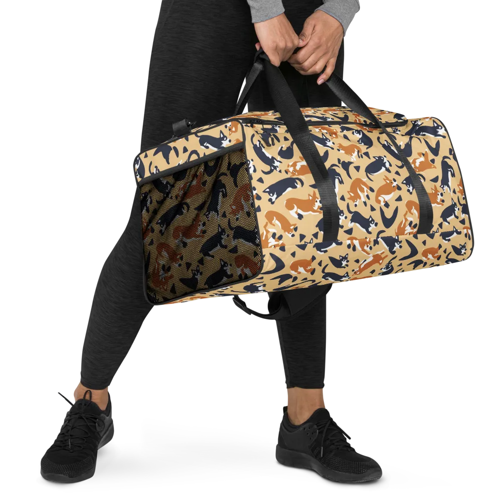 Midnight Herd on Duffle Bag — Right Front