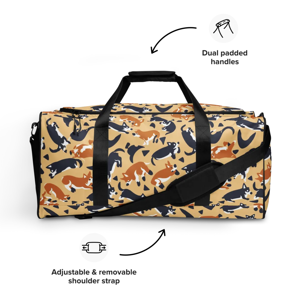Midnight Herd on Duffle Bag — Front