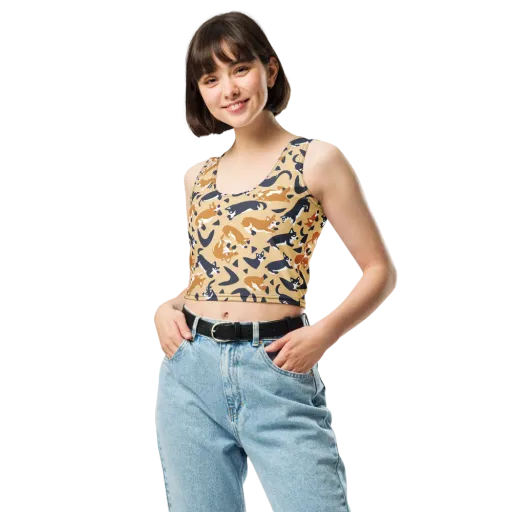 Midnight Herd on a Crop Top