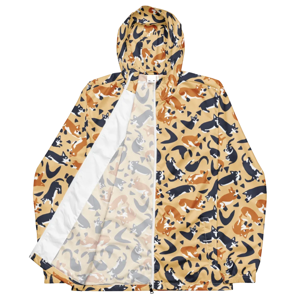 Midnight Herd on Men's Windbreaker — Front