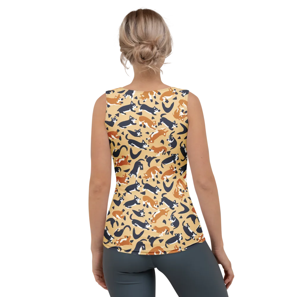Midnight Herd on Women's Tank Top — Back