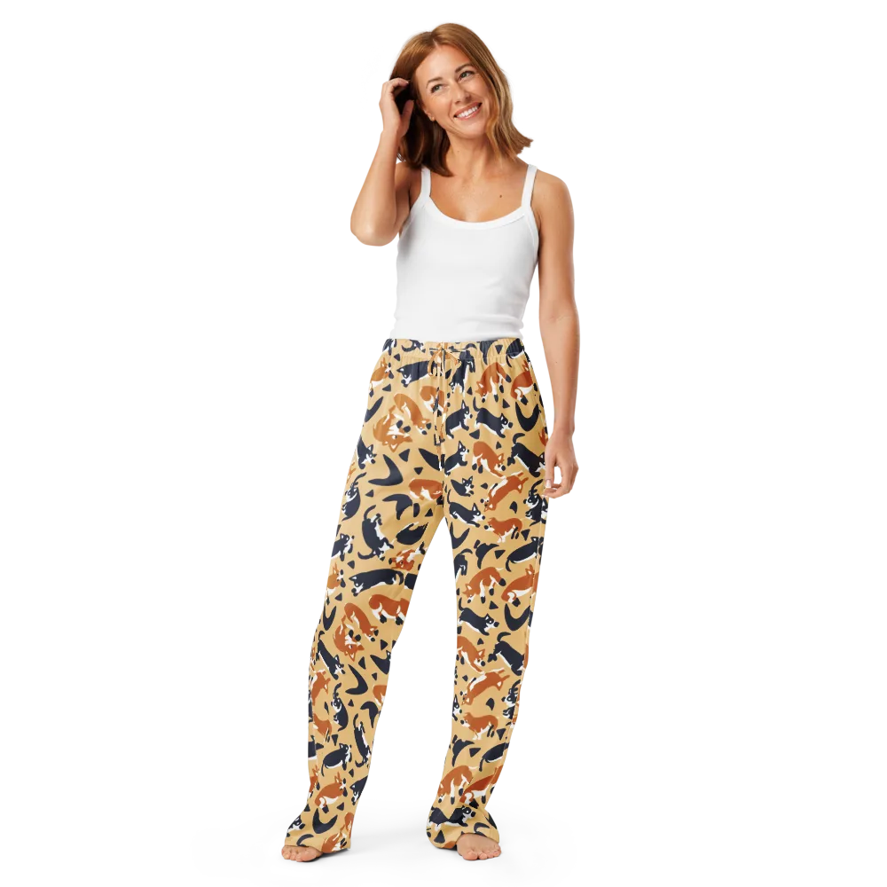 Midnight Herd on Women's Pajama Pants — Front