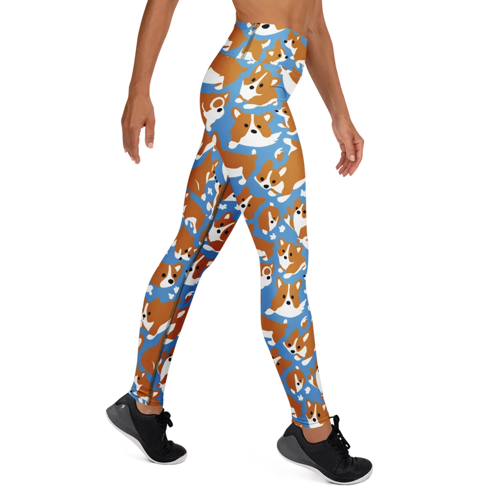 Welsh Wiggle on Yoga Leggings — Right